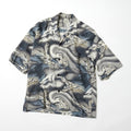 Aloha Shirt 'Dragon' - BLACK