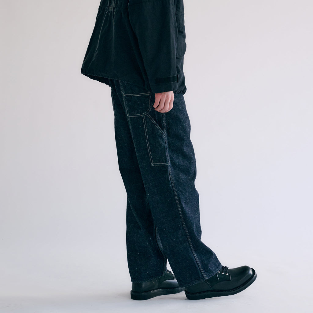 GL42408A / RECYCLED WASTE SUVIN COTTON YARN 11.5oz. DENIM PAINTER PANTS