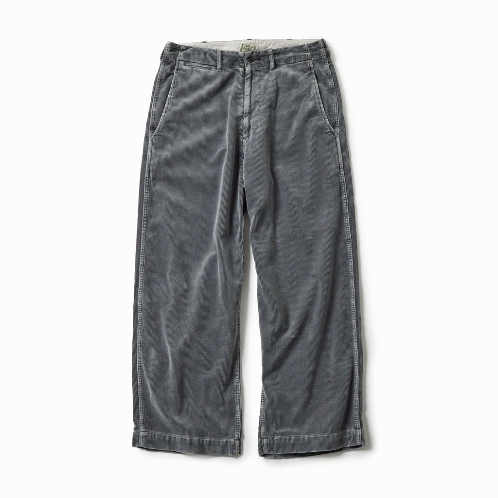 GL42577 / 9W CORDUROY TROUSERS - GRAY