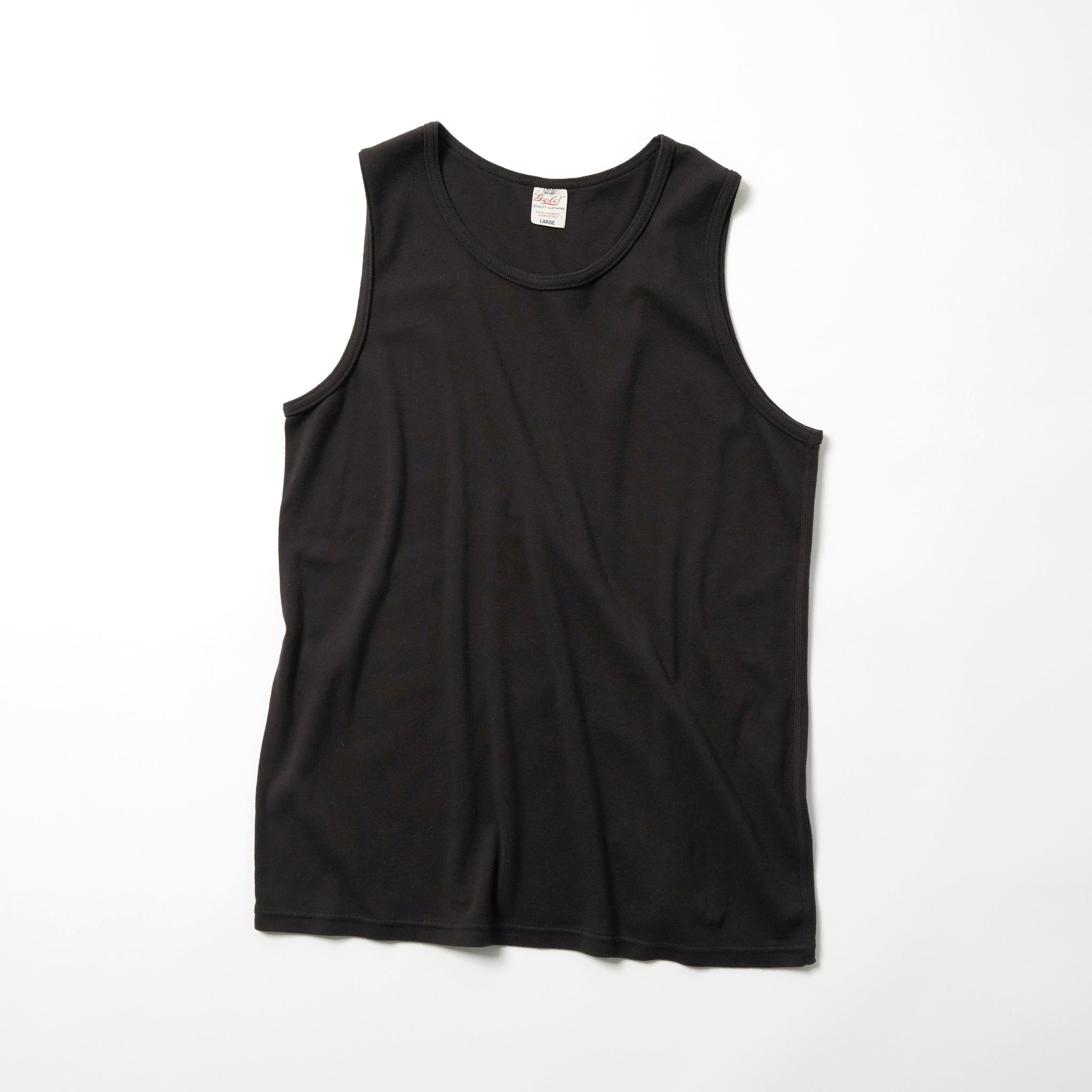 30/1 Organic Cotton 1-Pack Tanktop - A.BLACK