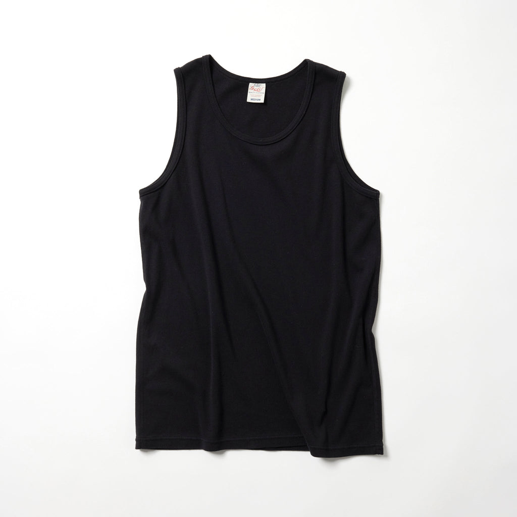 30/1 Organic Cotton 1-Pack Tanktop - BLACK