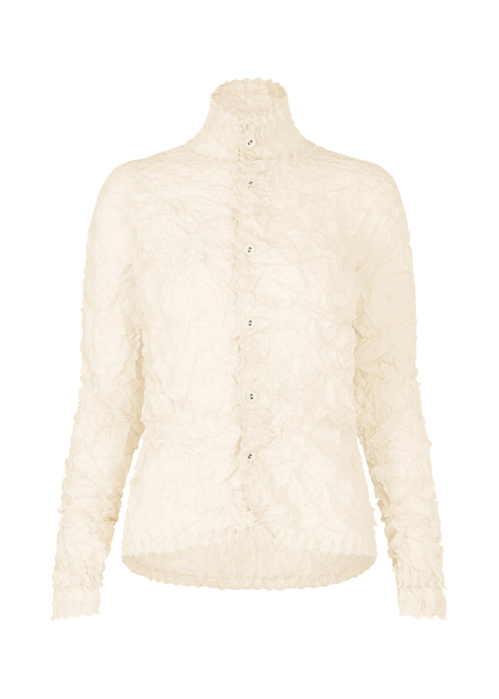 Kumo Shibori Shirt - WHITE