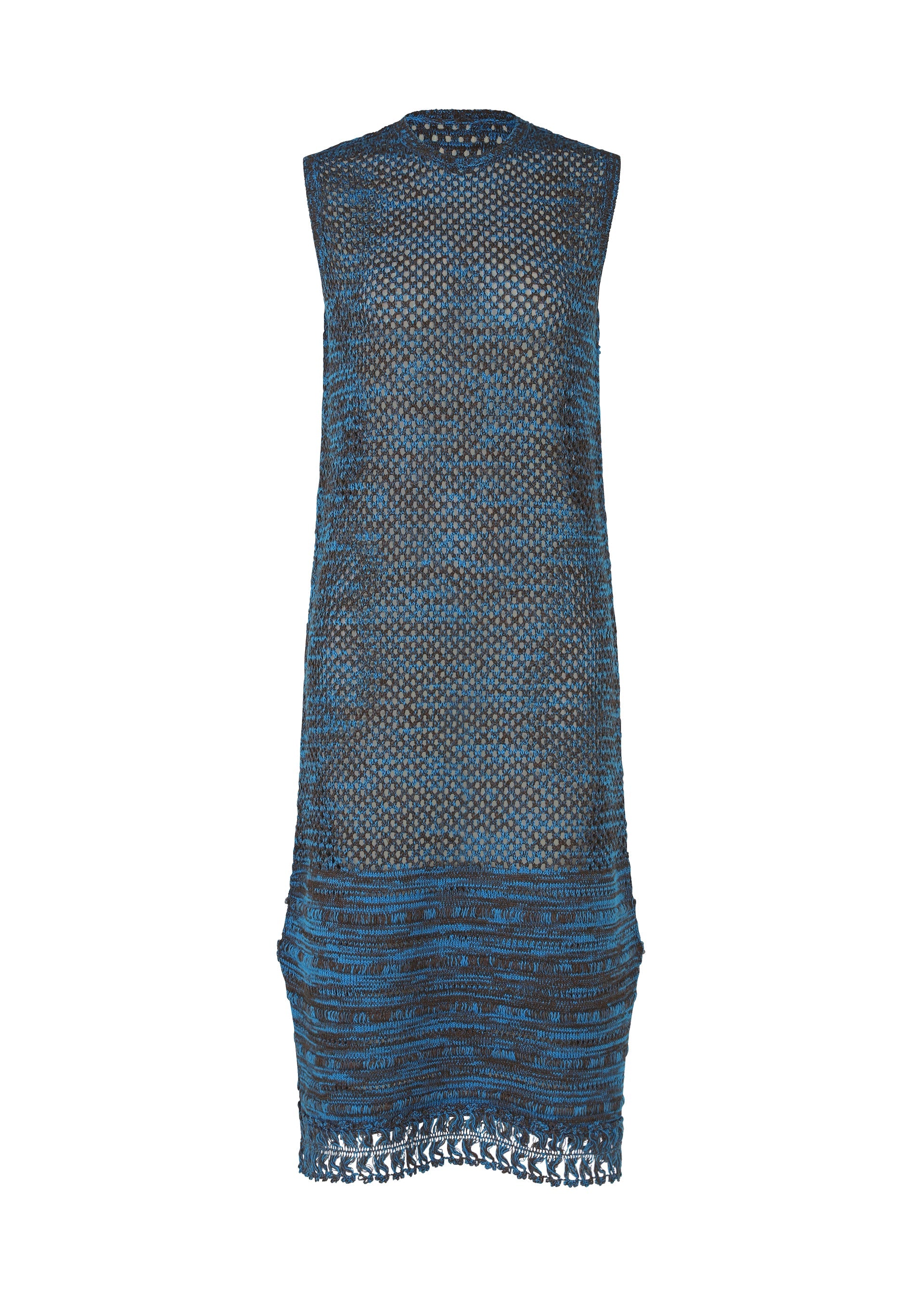 Melange Mesh - CHARCOALxBLUE