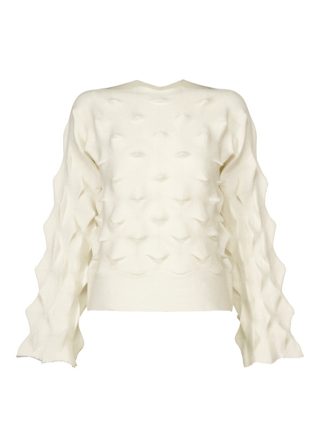 Zig Zag Knit - WHITE