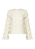 Zig Zag Knit - WHITE