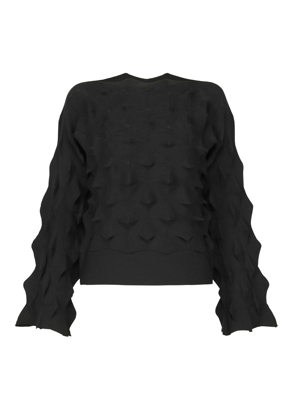 Zig Zag Knit - BLACK