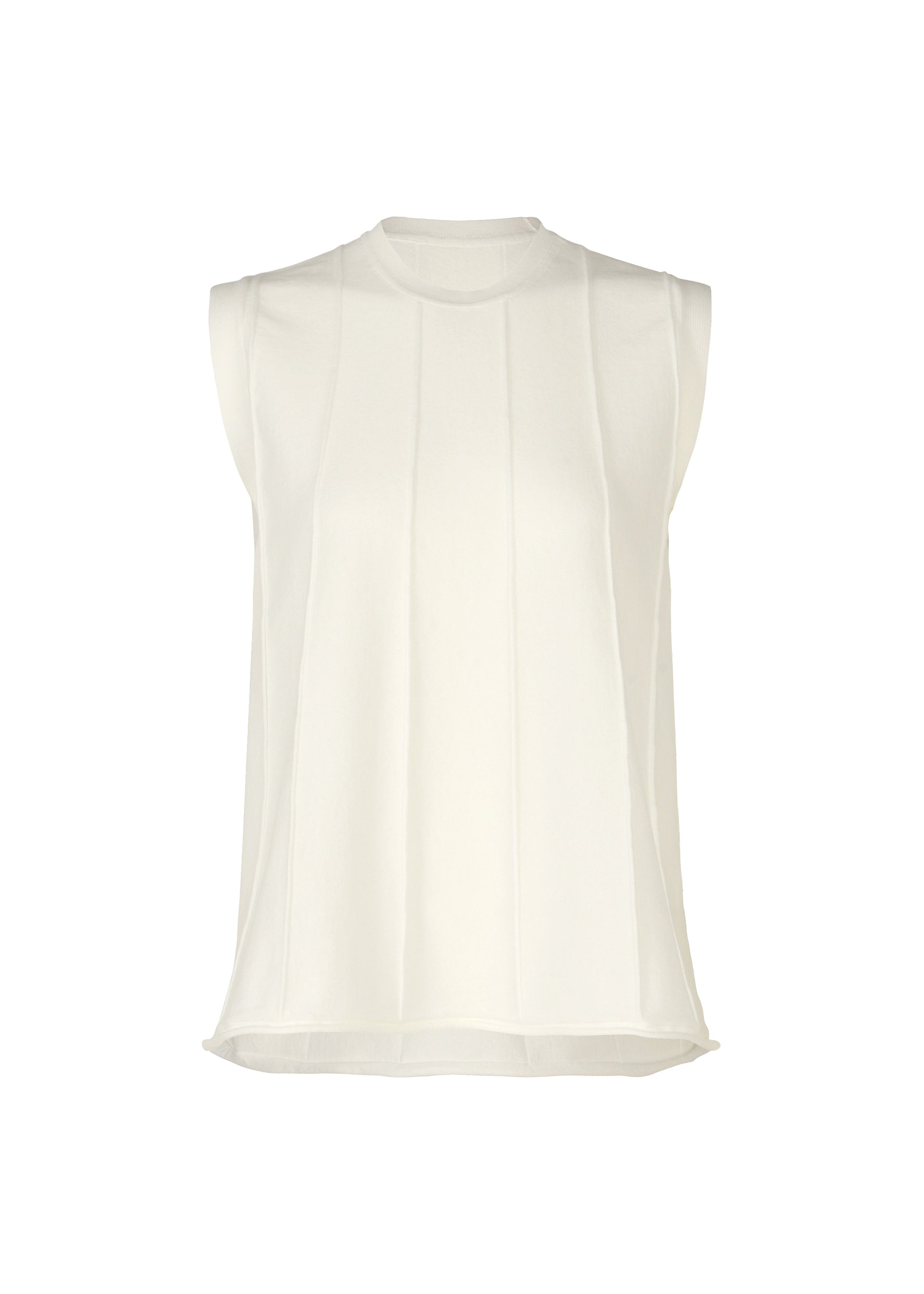 Radial Line Knit - WHITE