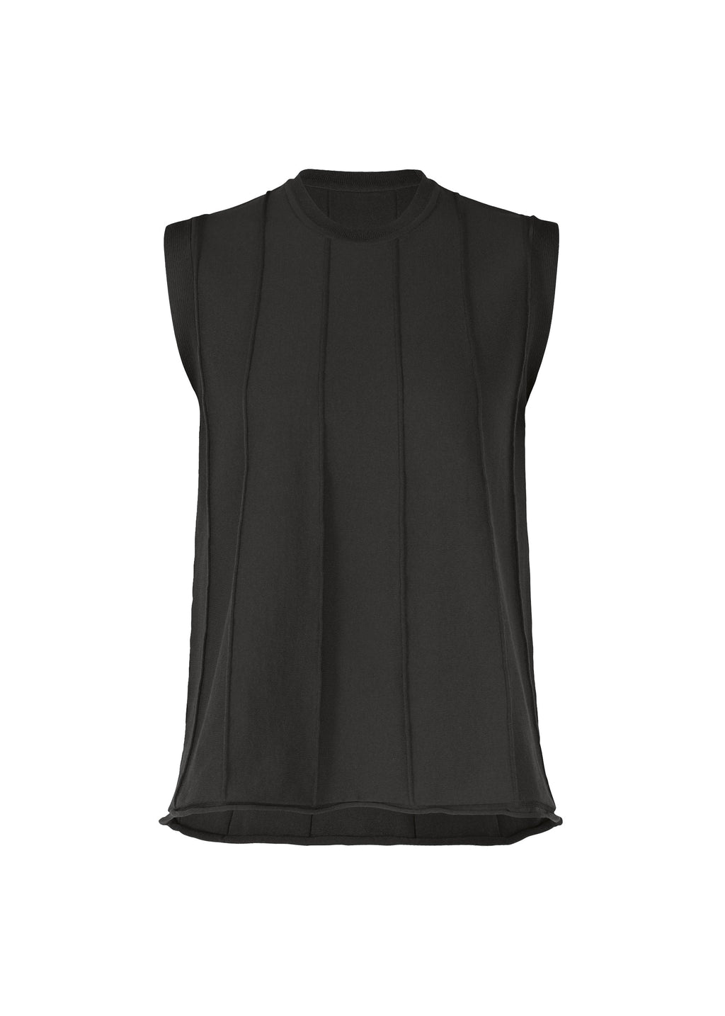 Radial Line Knit - BLACK