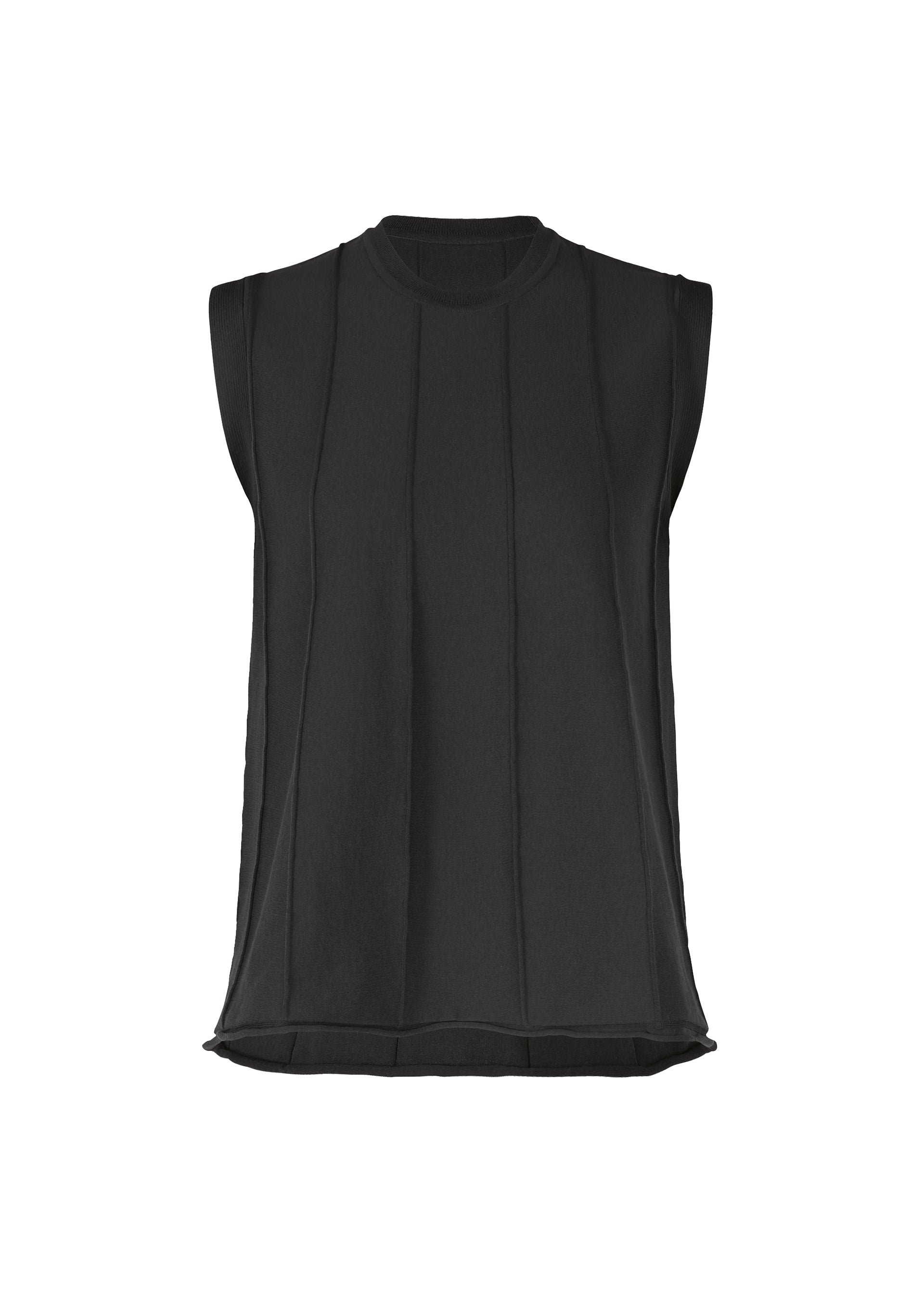 Radial Line Knit - BLACK