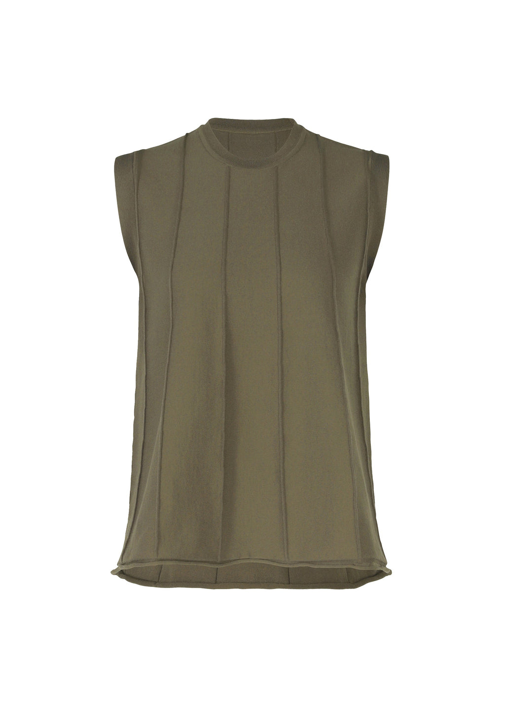 Radial Line Knit - KHAKI
