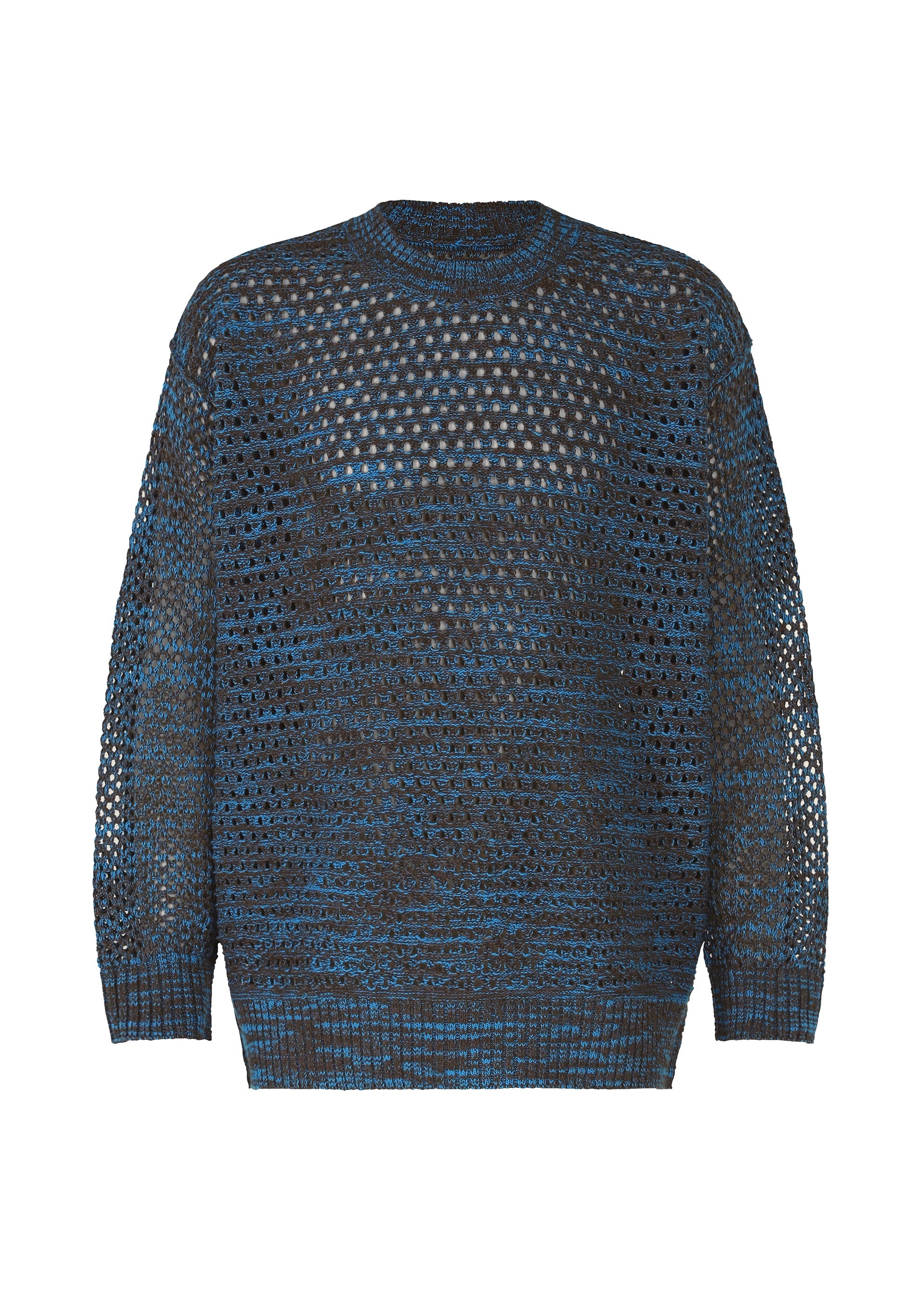 Melange Mesh - CHARCOALxBLUE