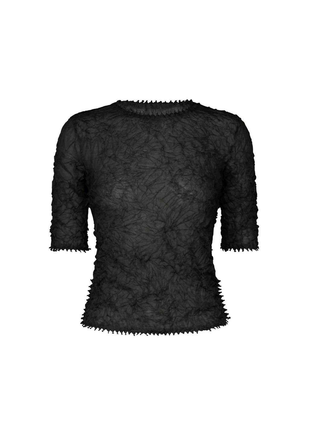 Kumo Shibori Knit Sheer - BLACK