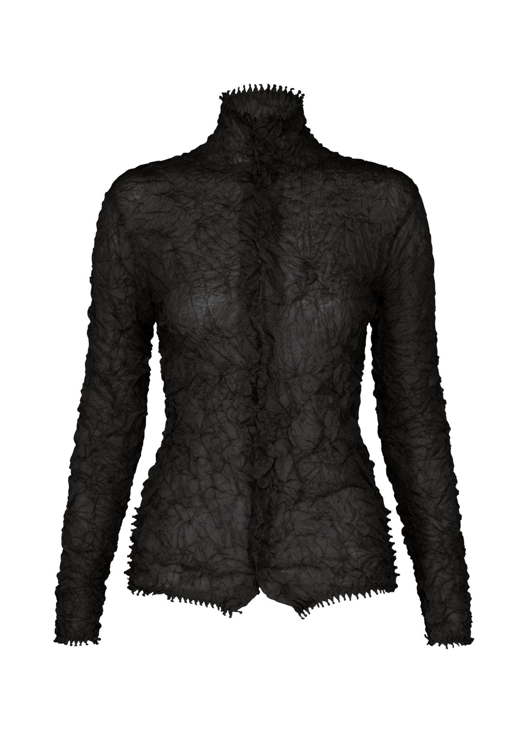 Kumo Shibori Knit Sheer - BLACK