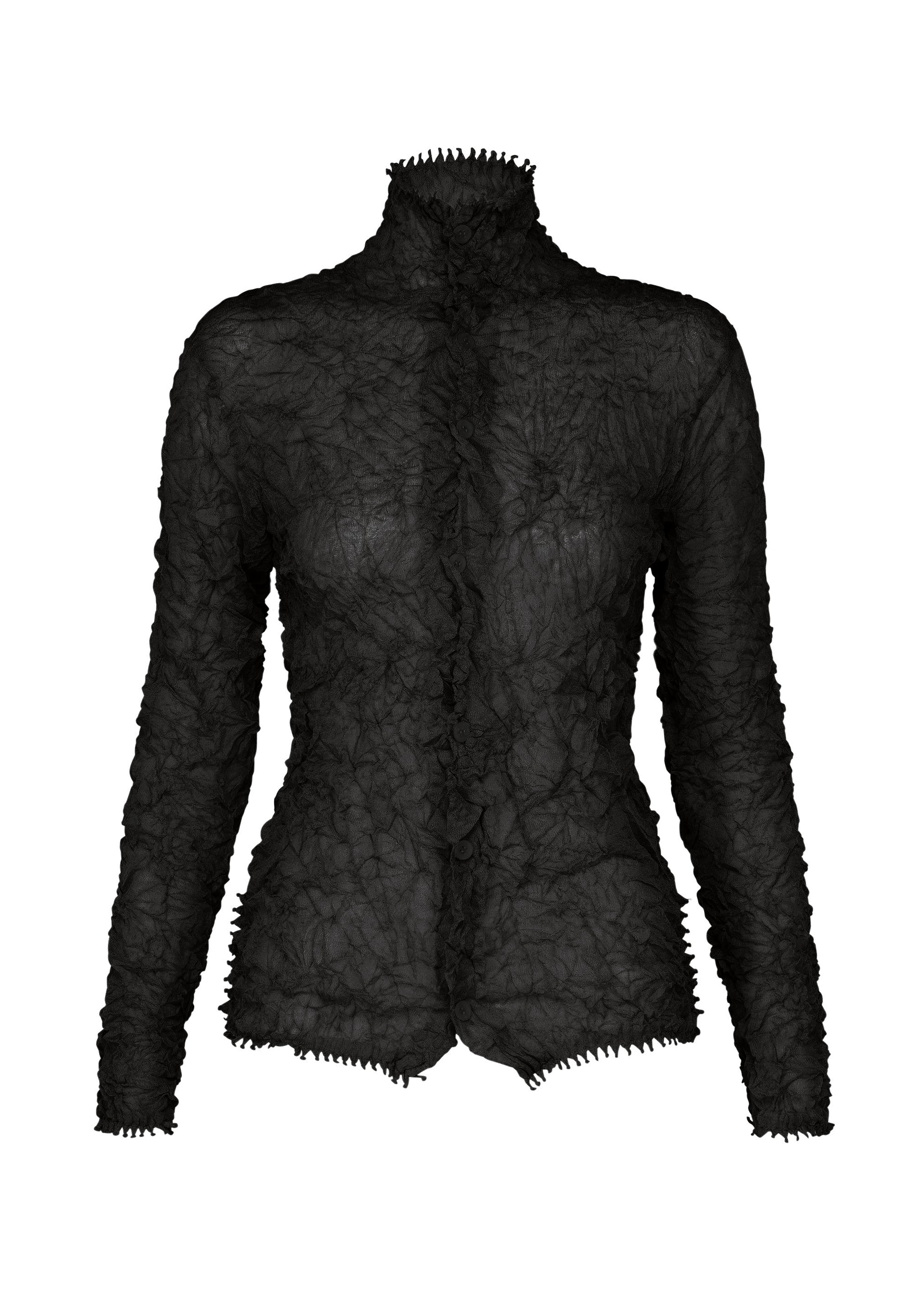 Kumo Shibori Knit Sheer - BLACK