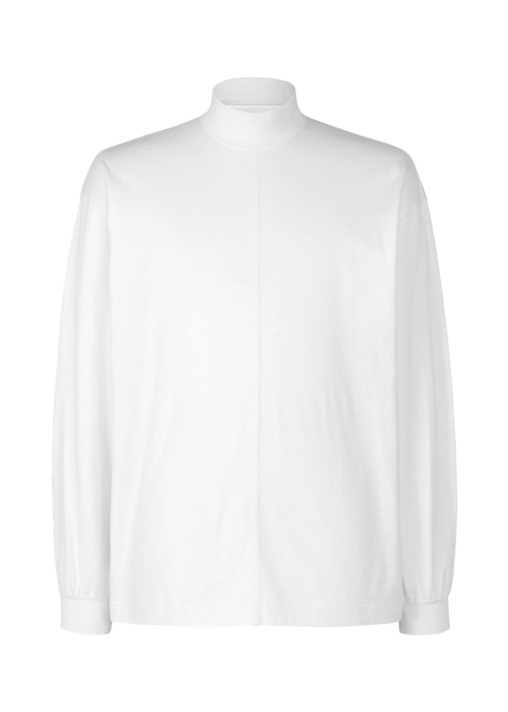 Black Turtleneck Top - WHITE
