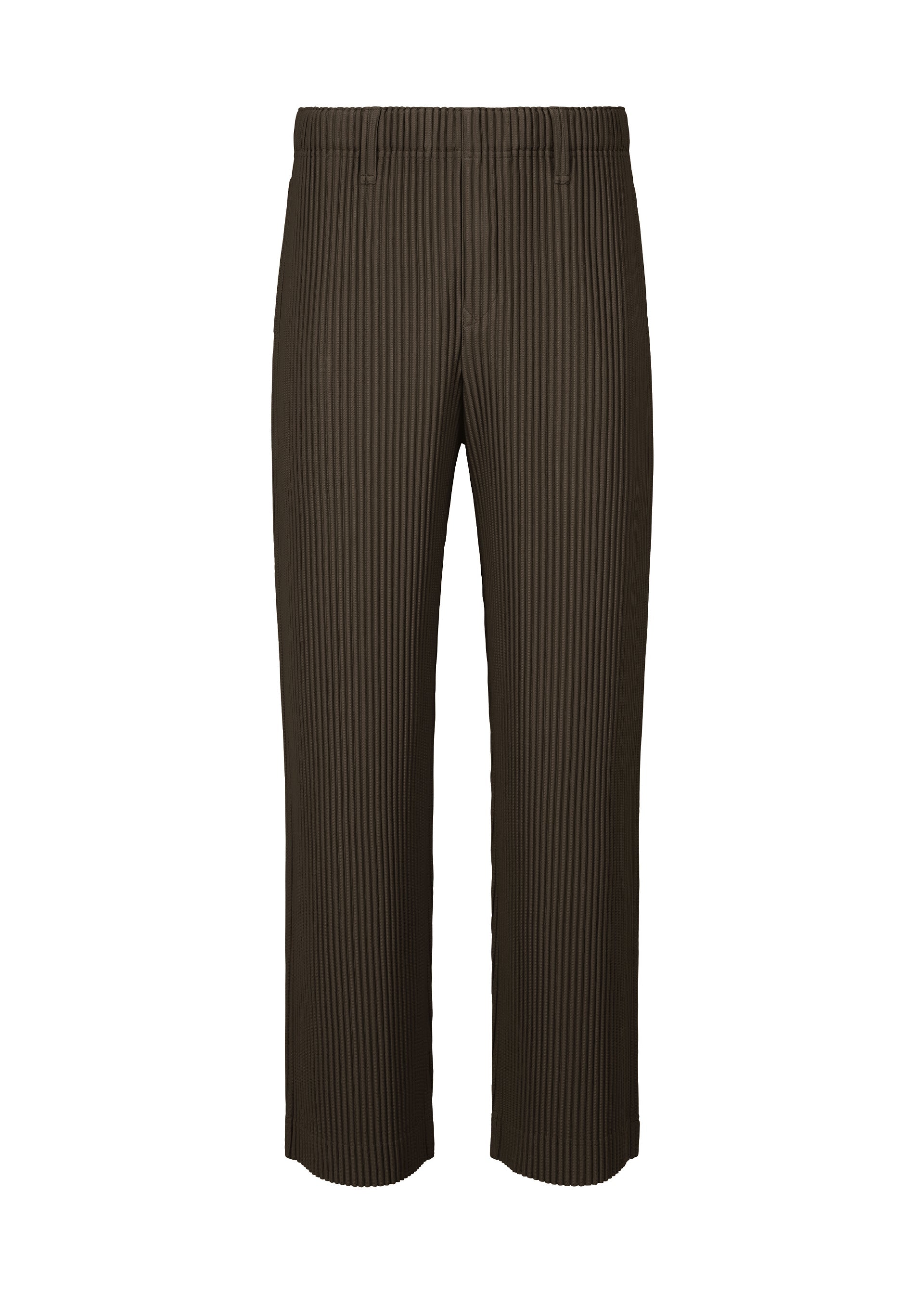 Tailored Pleats 2 - MUD BROWN