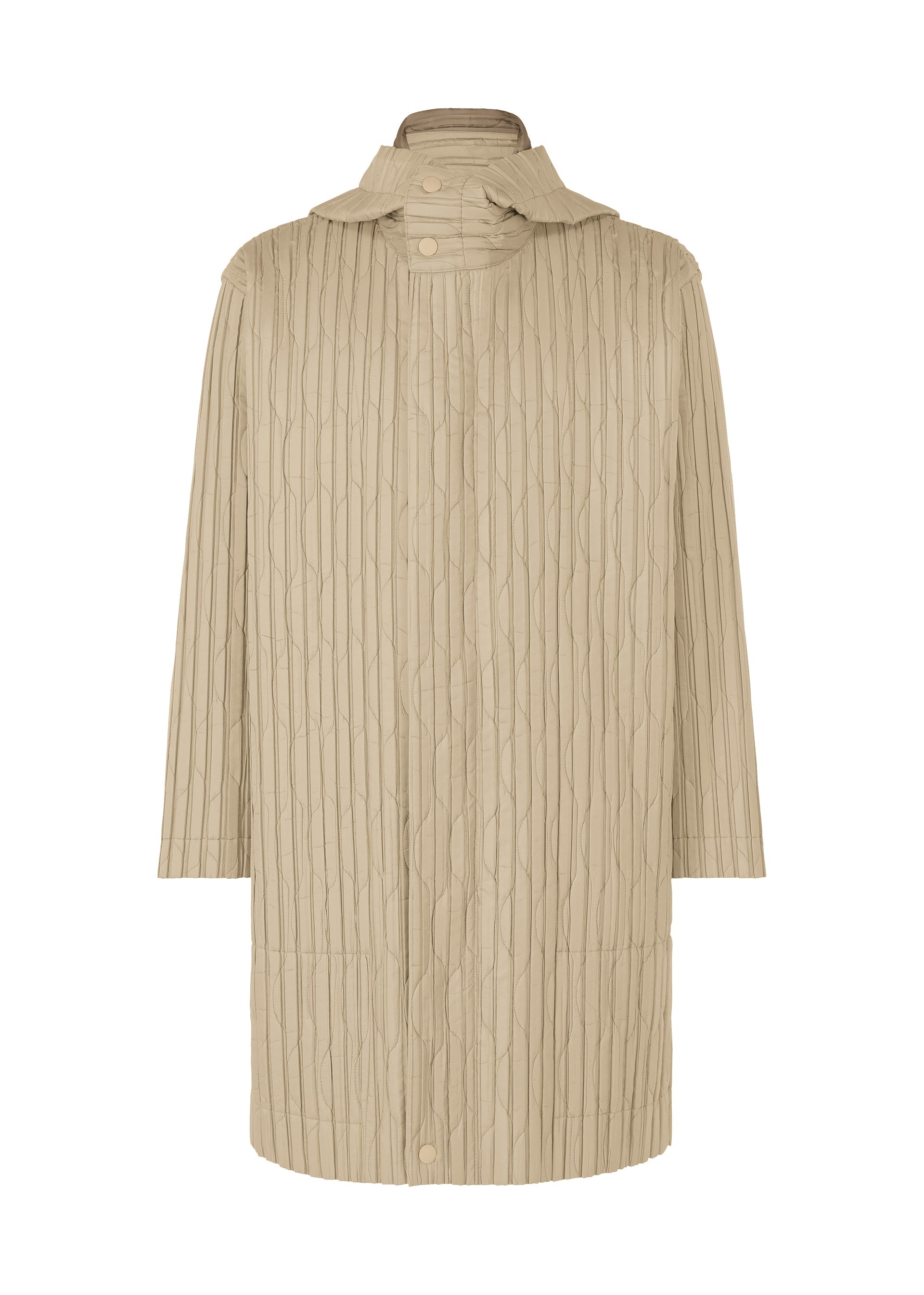 Padded Pleats - BEIGE