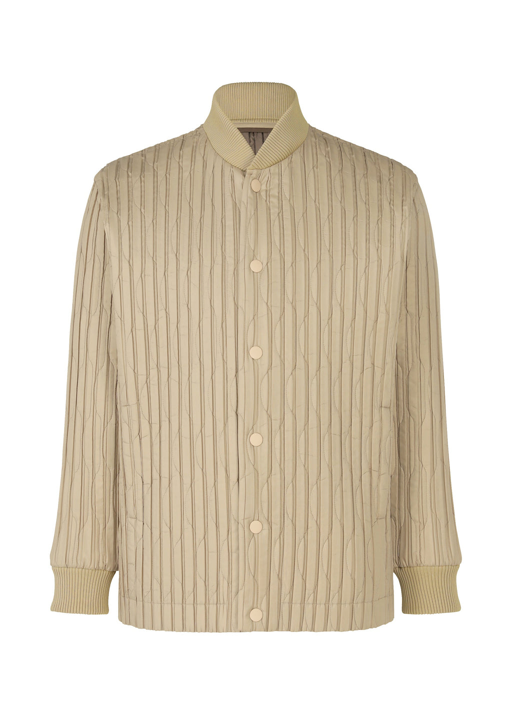 Padded Pleats - BEIGE