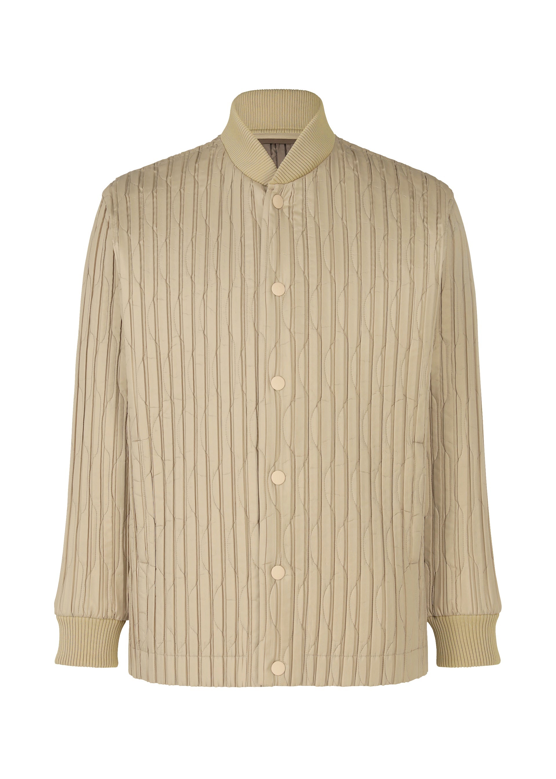 Padded Pleats - BEIGE