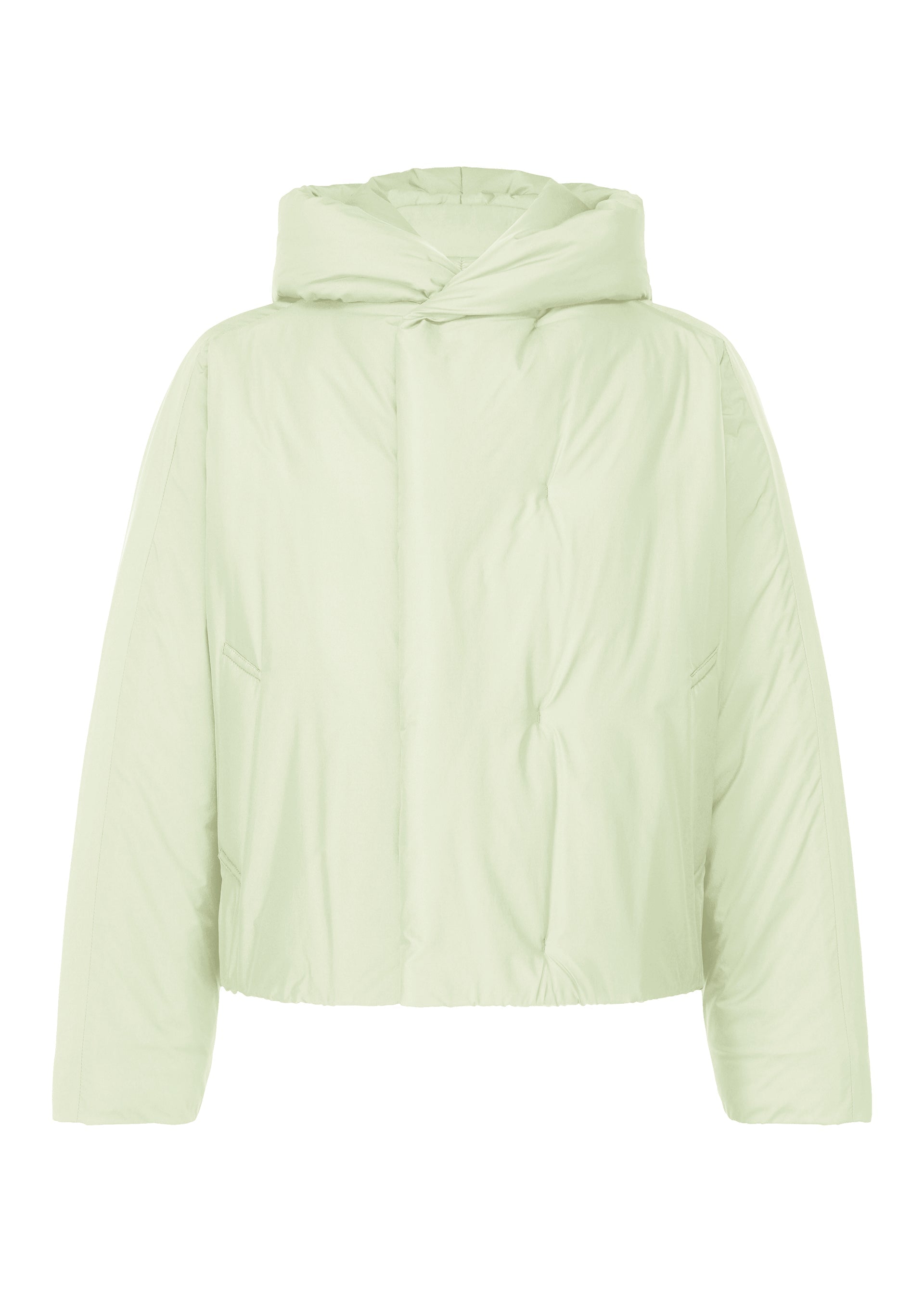 Duvet Coat - WHITE GREEN