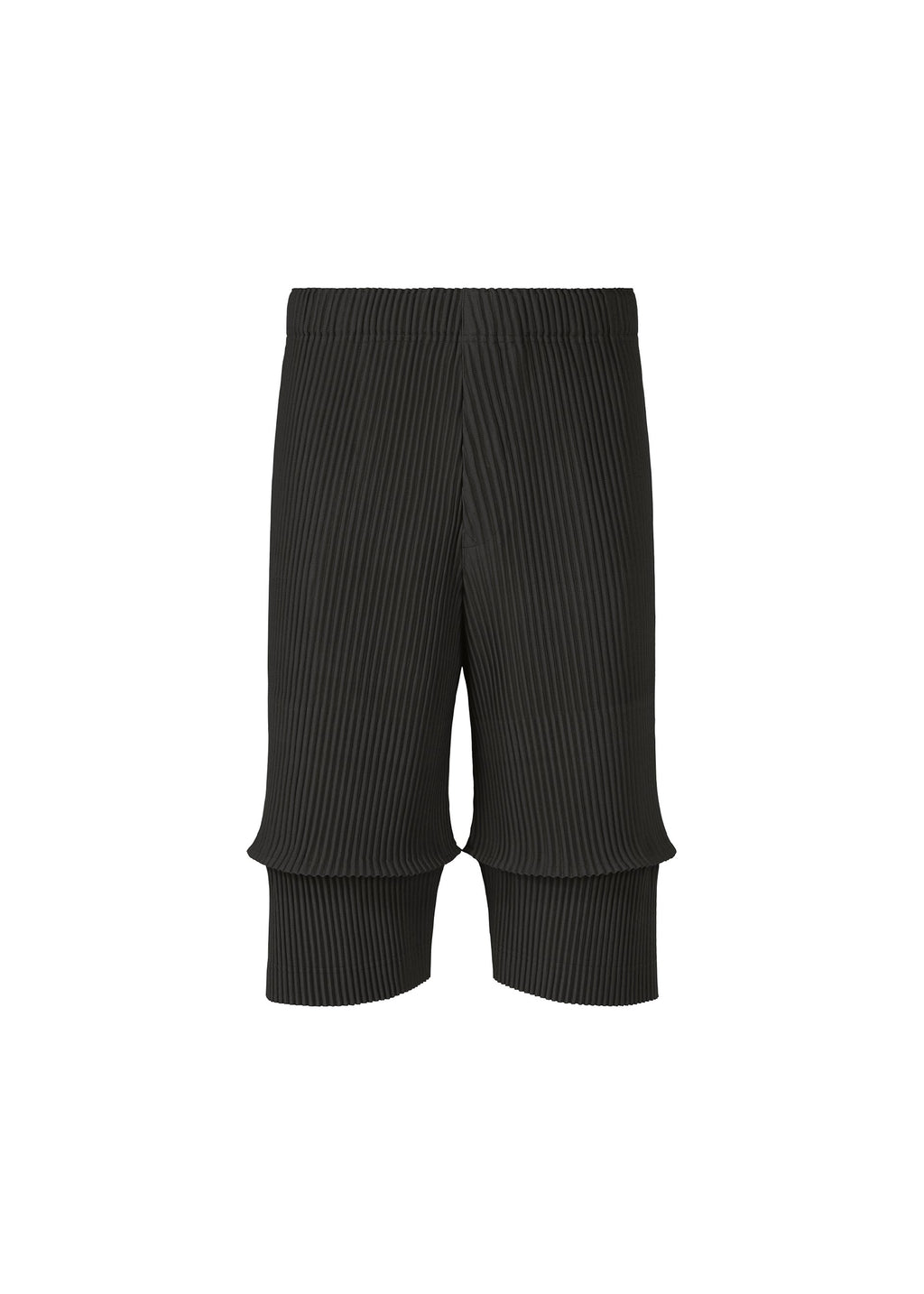 Pleats Bottoms 2 - BLACK