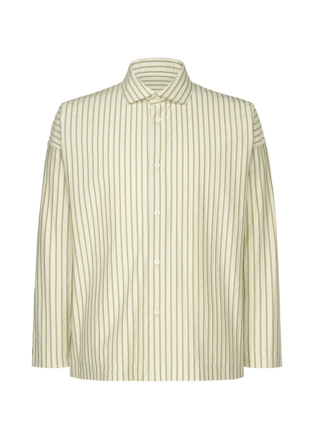 Stripe Jersey Shirt - WHITE