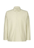 Stripe Jersey Shirt - WHITE