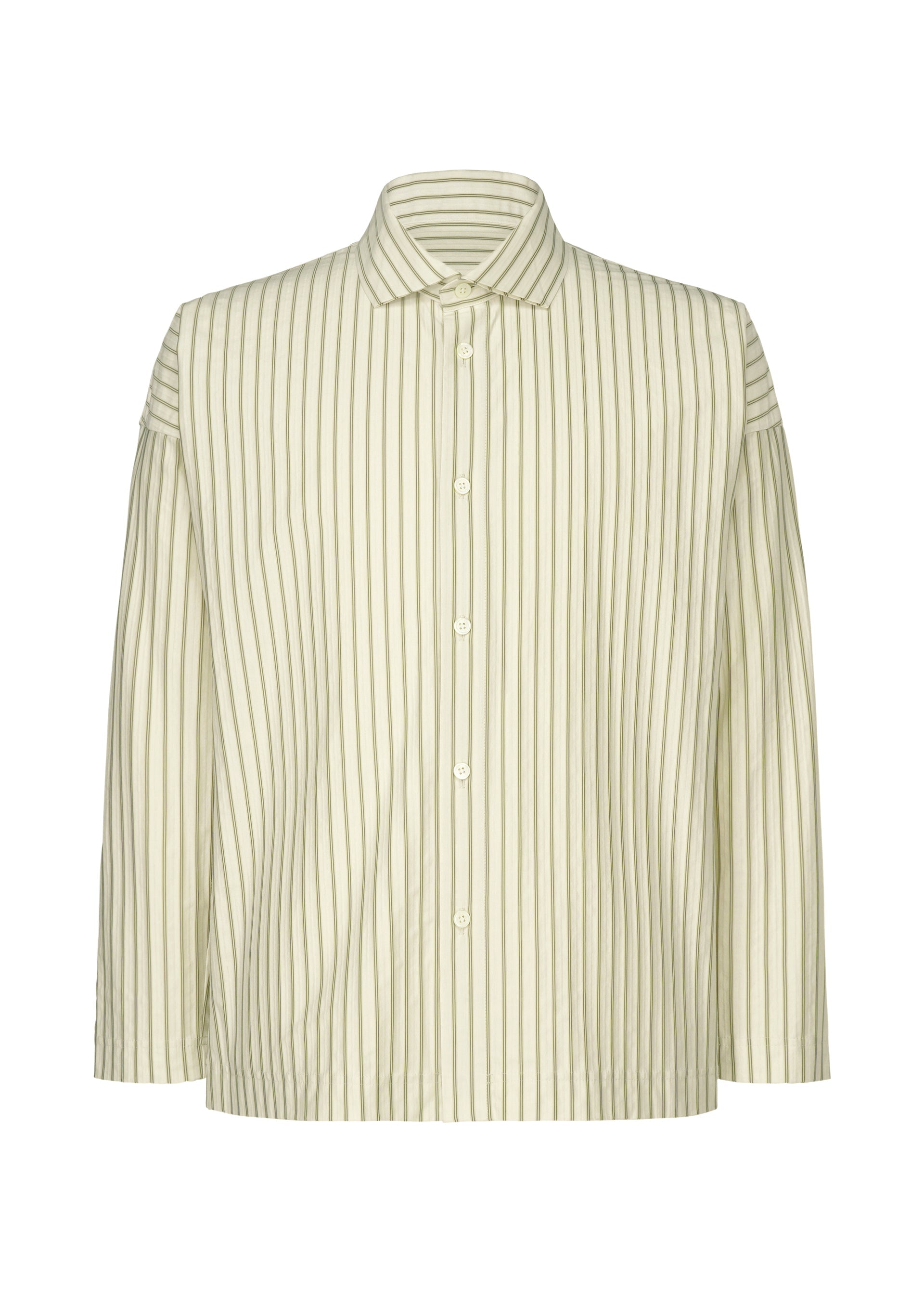 Stripe Jersey Shirt - WHITE
