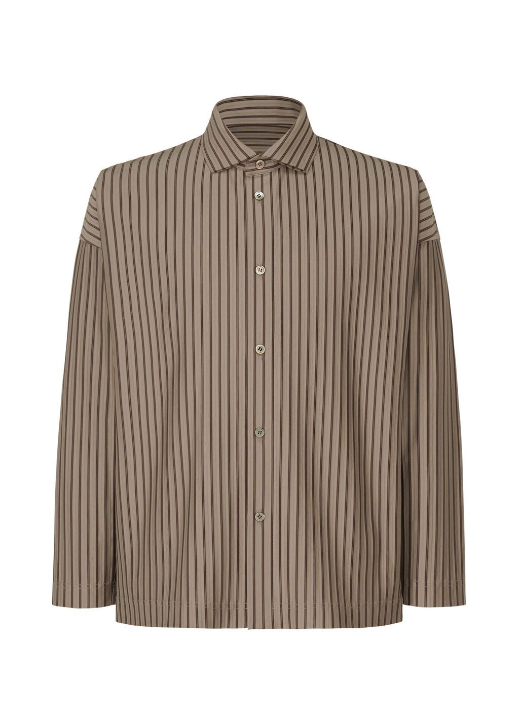 Stripe Jersey Shirt - GRAY