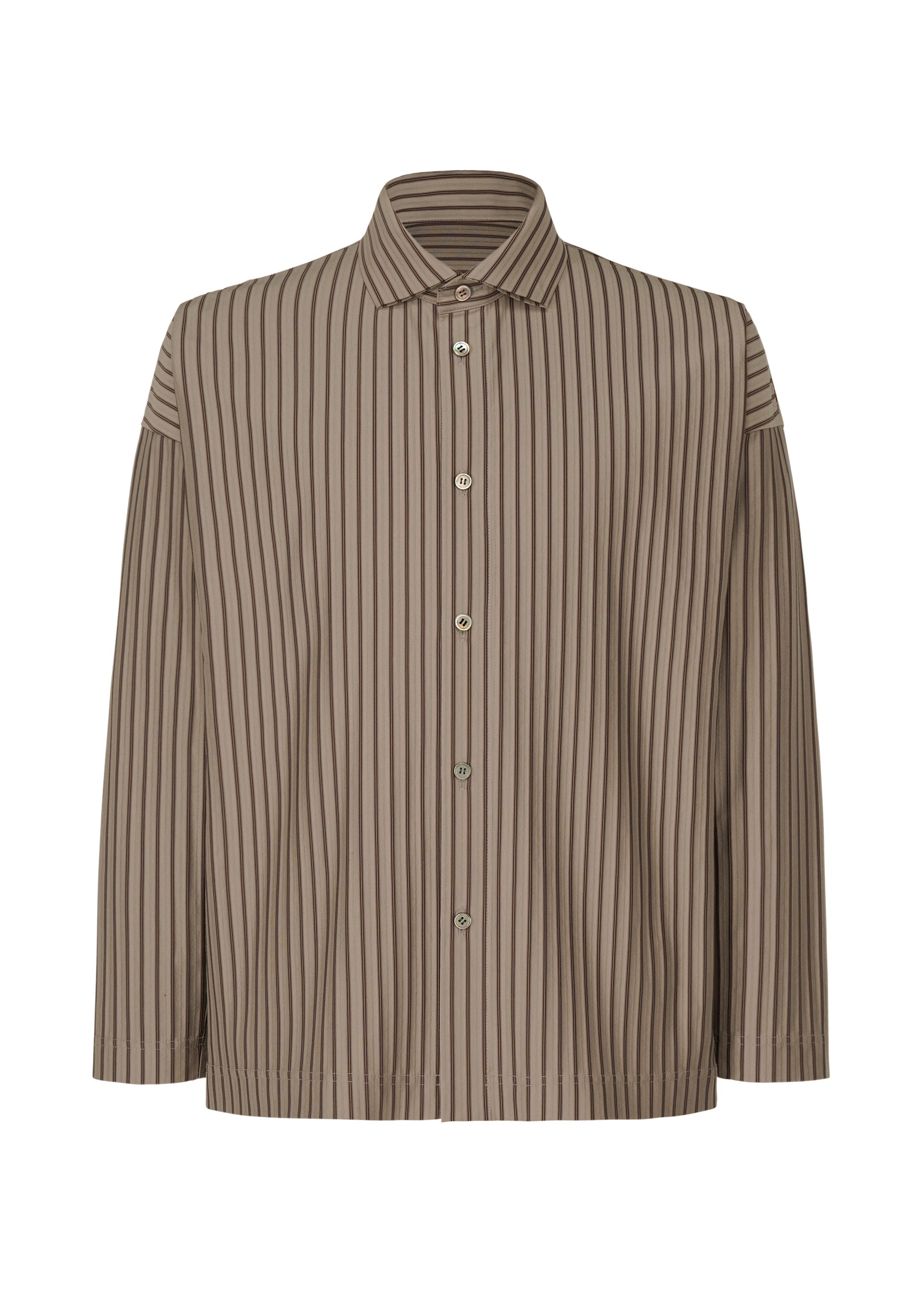 Stripe Jersey Shirt - GRAY