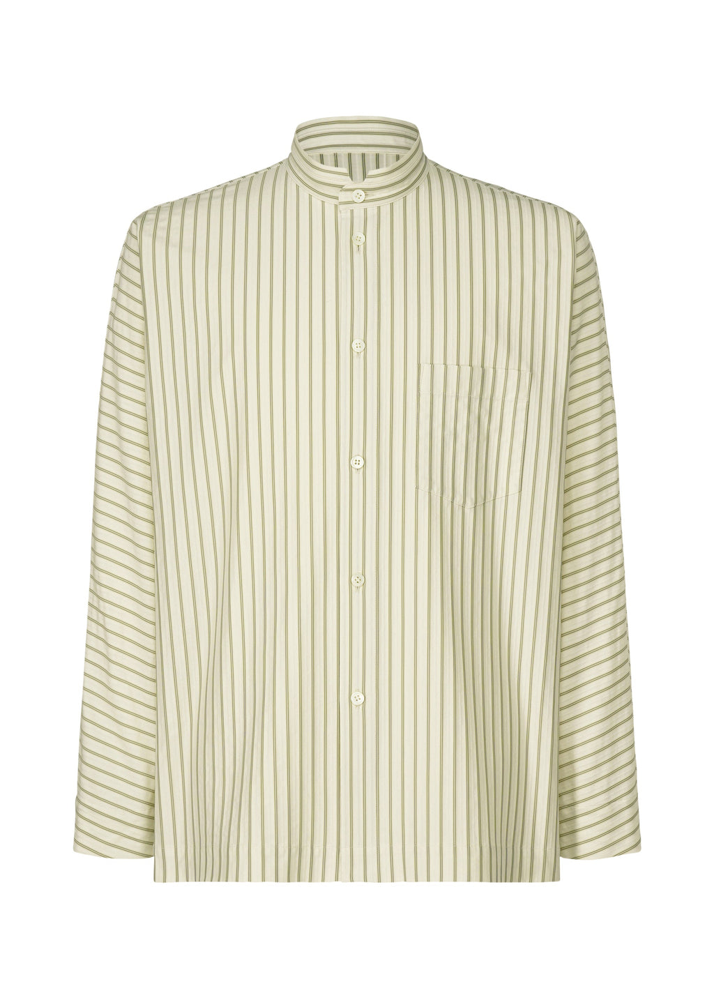 Stripe Jersey Shirt - WHITE