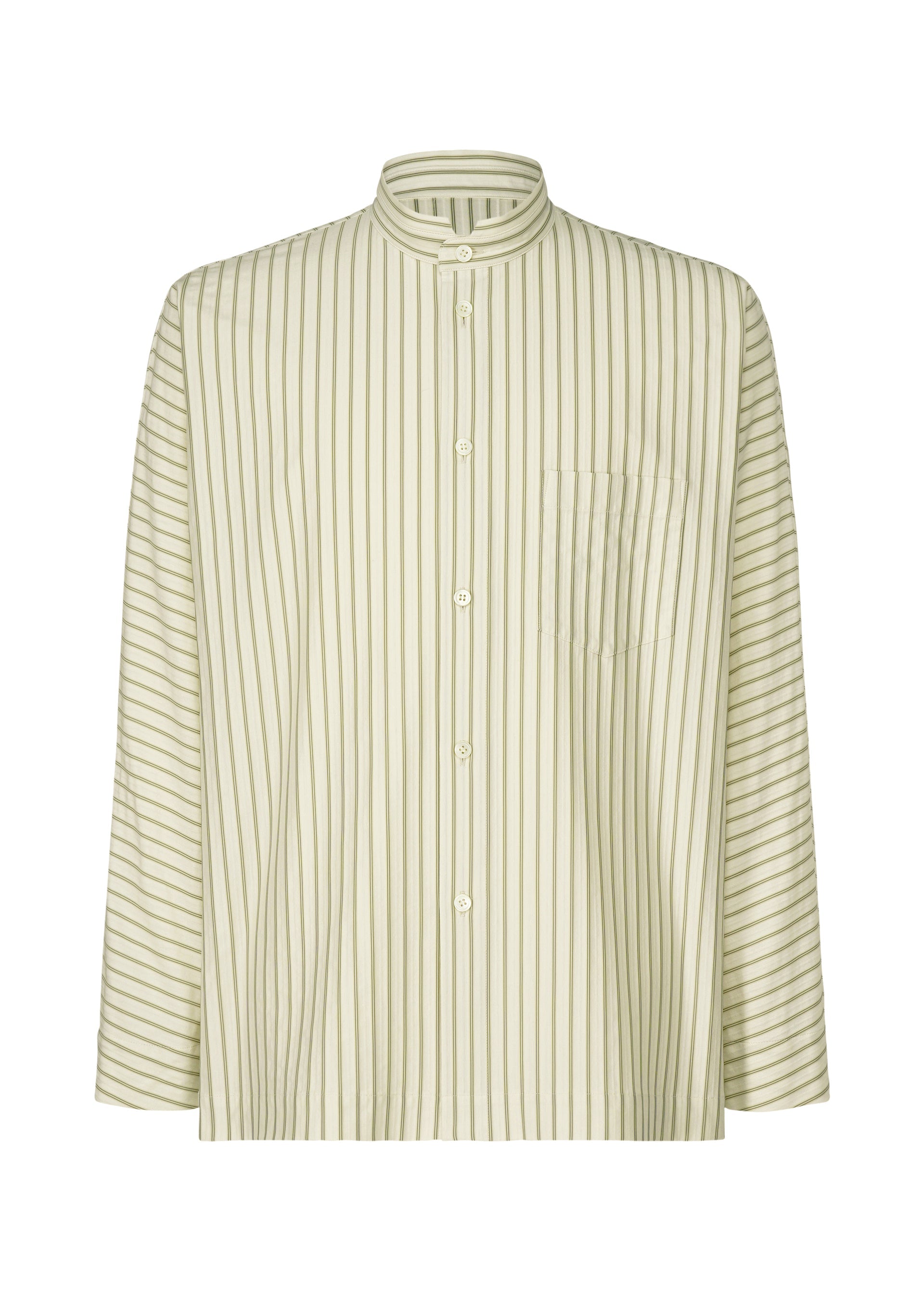 Stripe Jersey Shirt - WHITE