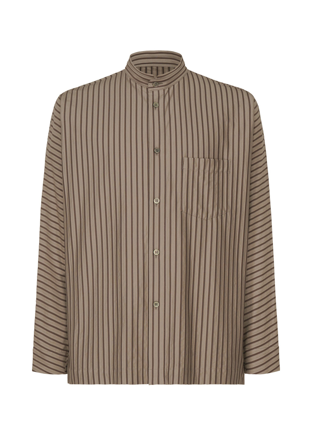 Stripe Jersey Shirt - GRAY