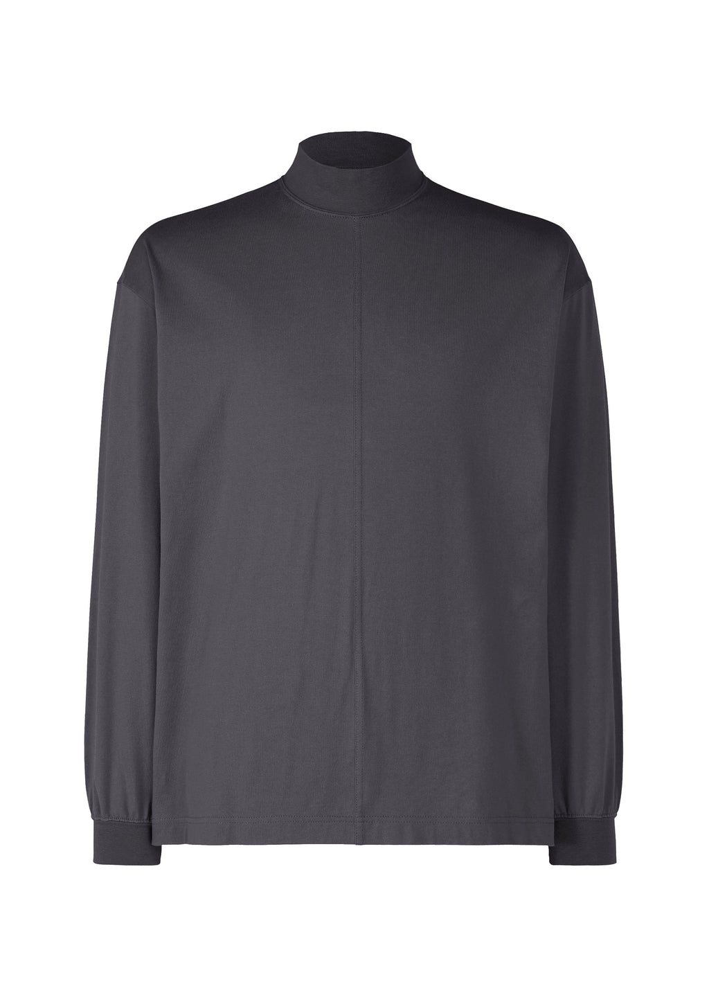 Black Turtleneck Top - GRAY