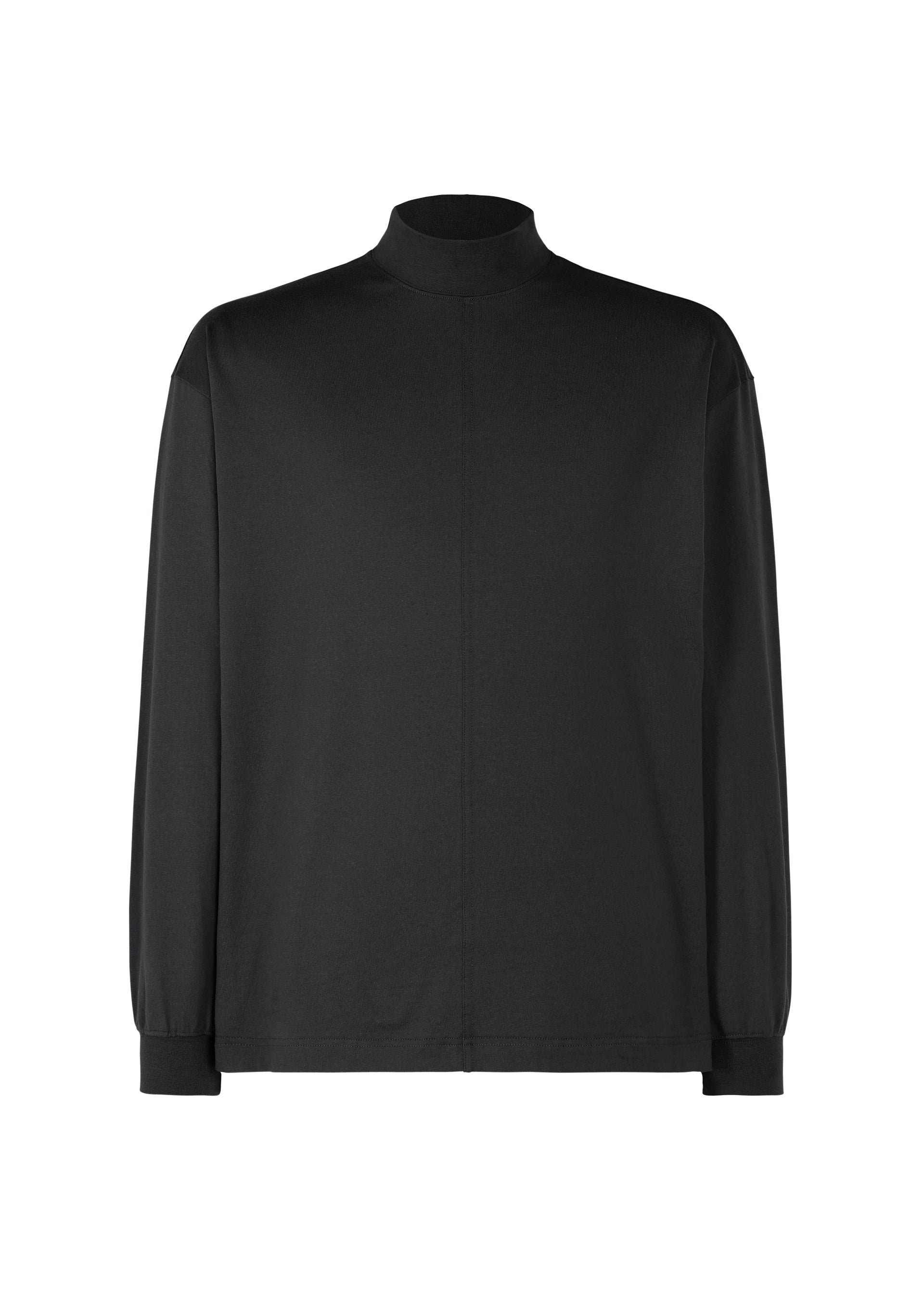 Black Turtleneck Top - BLACK