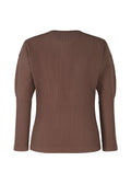 Color Pleats - EDGE BROWN