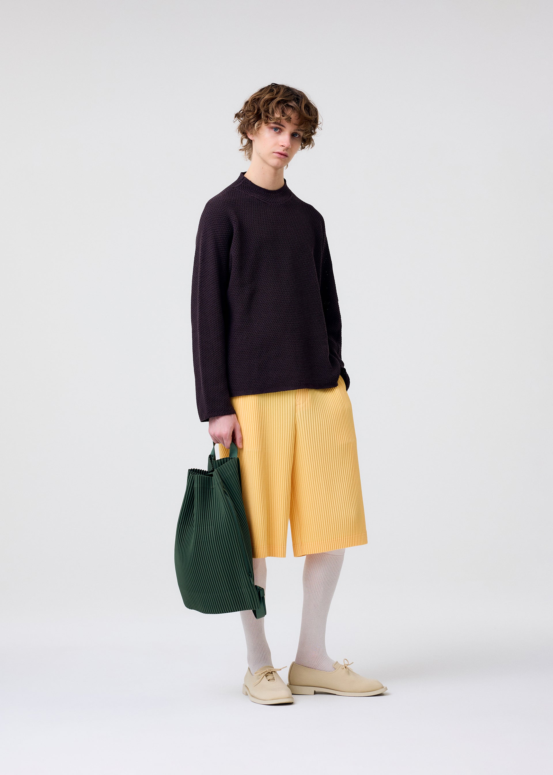 Drawstring Pleats Bag