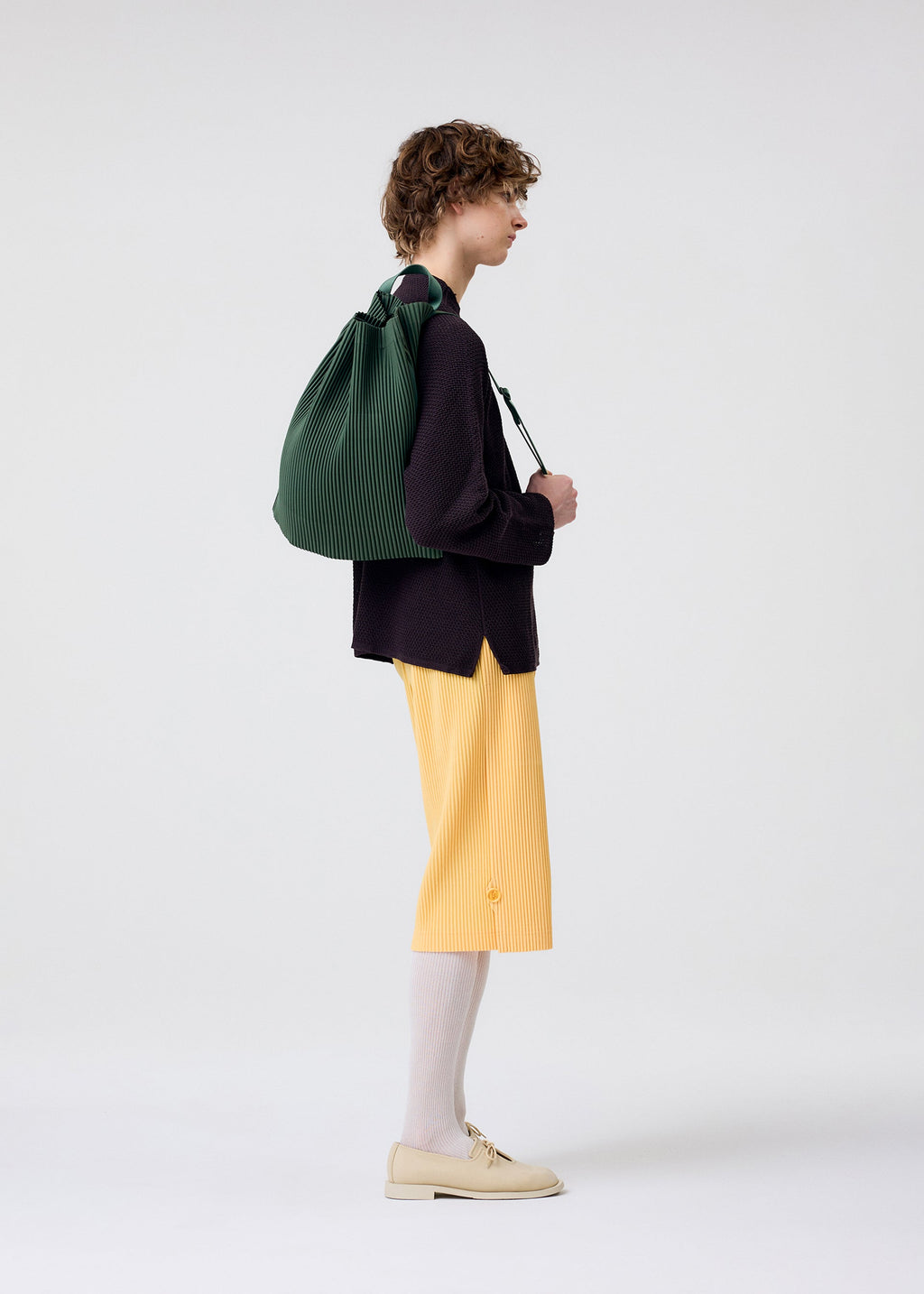 Drawstring Pleats Bag