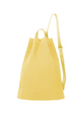 Drawstring Pleats Bag - AGAVE YELLOW