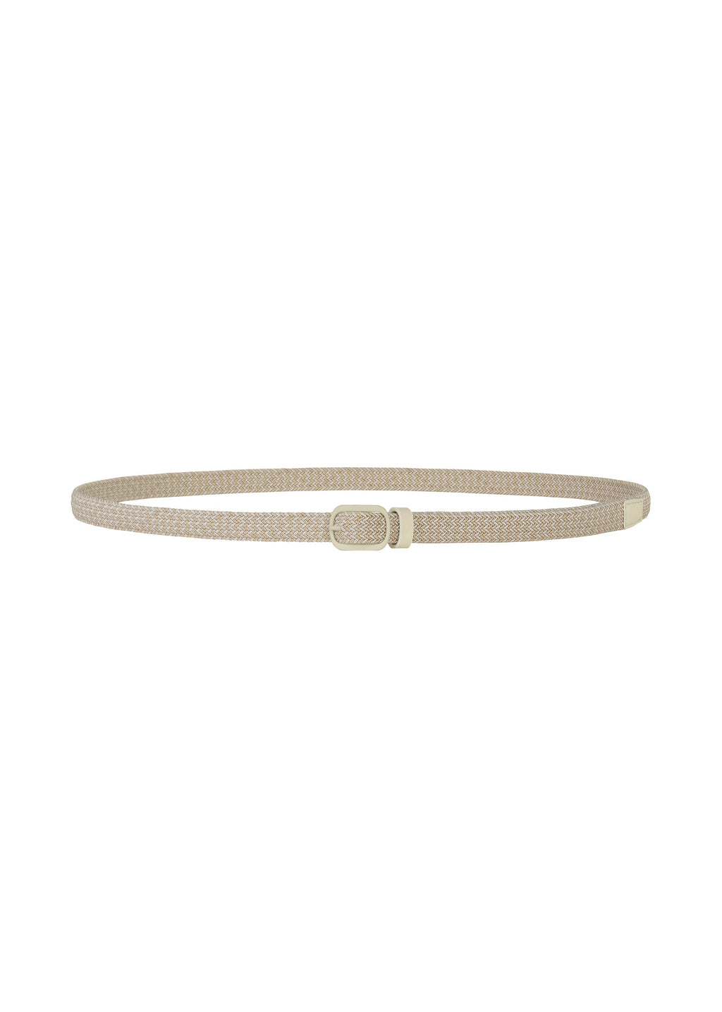 Braided Belt - BEIGE