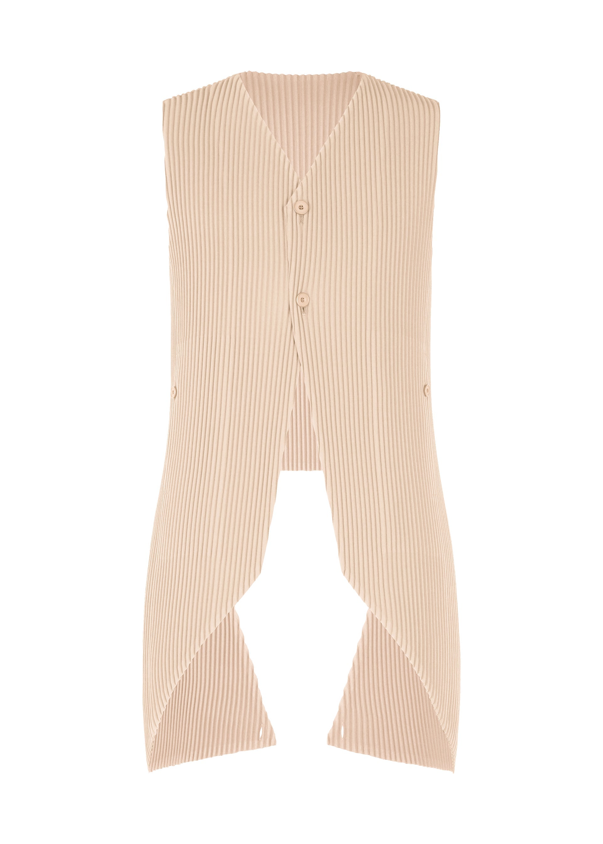 Tuxedo Pleats - BEIGE
