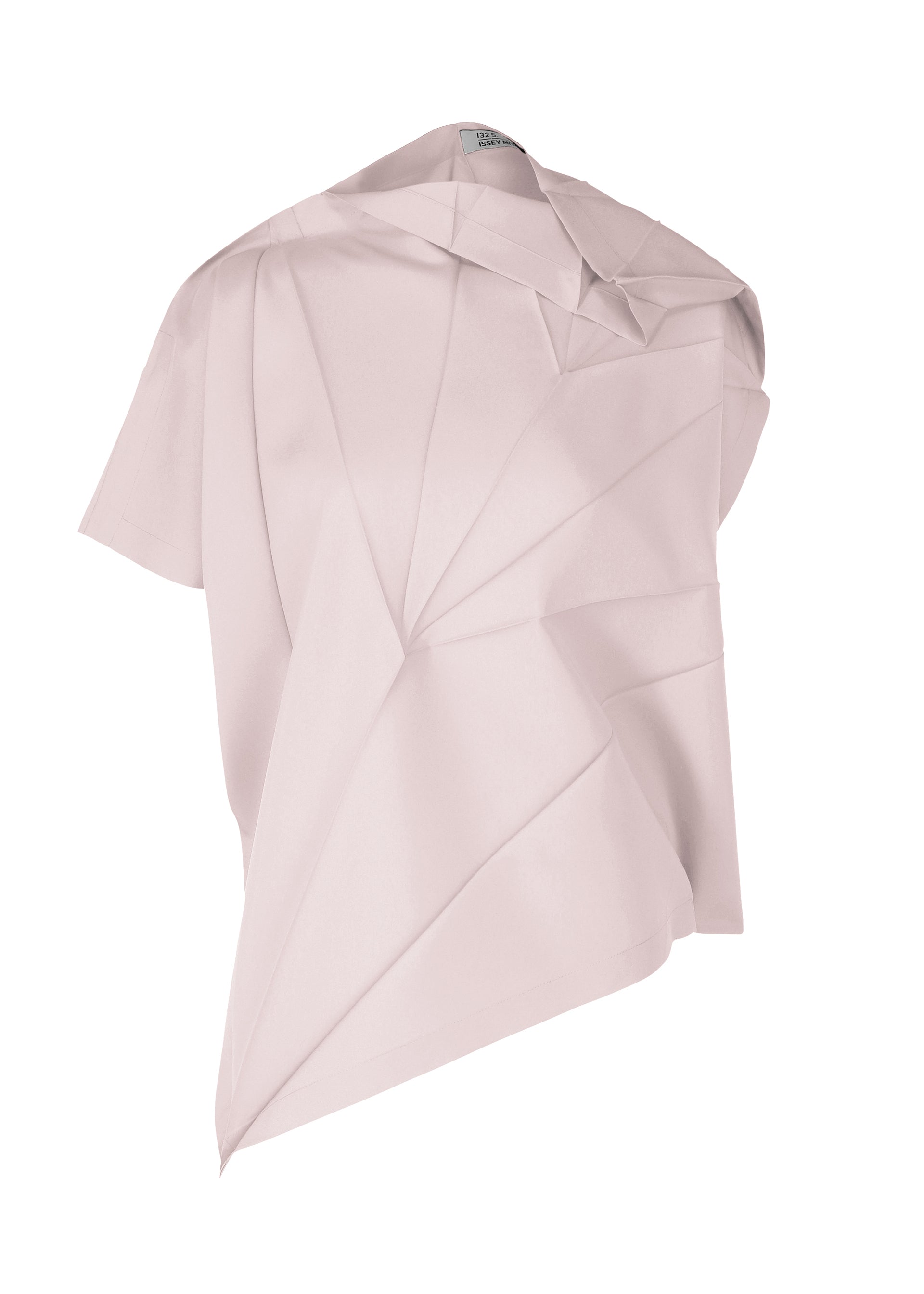 Radial Fold Shirt - MISTY ROSE
