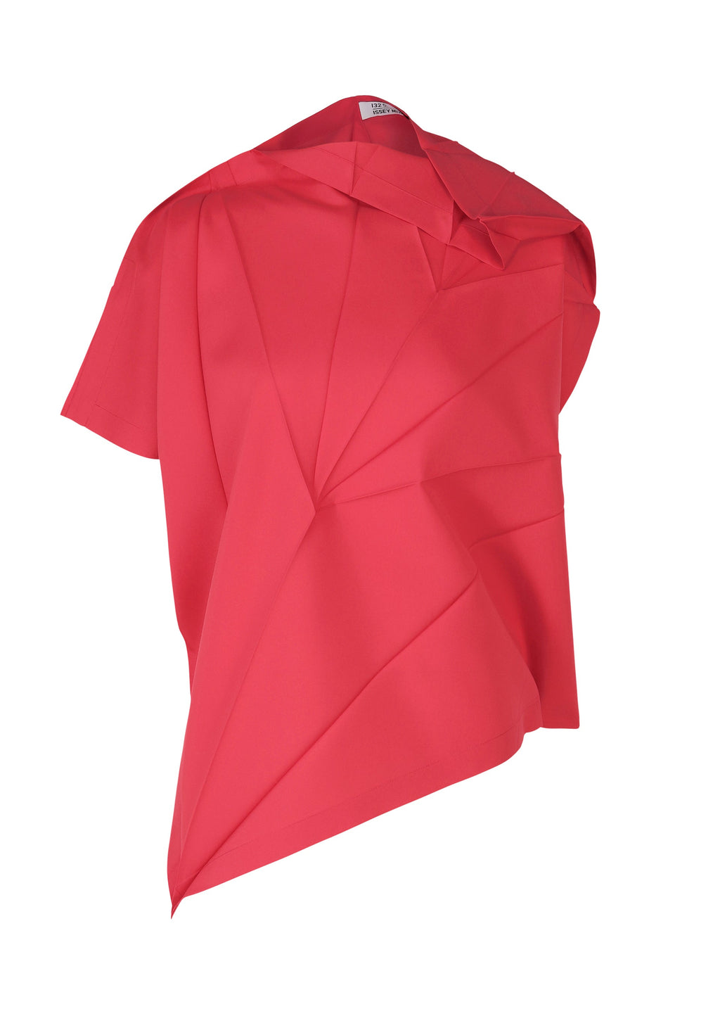 Radial Fold Shirt - MAGENTA