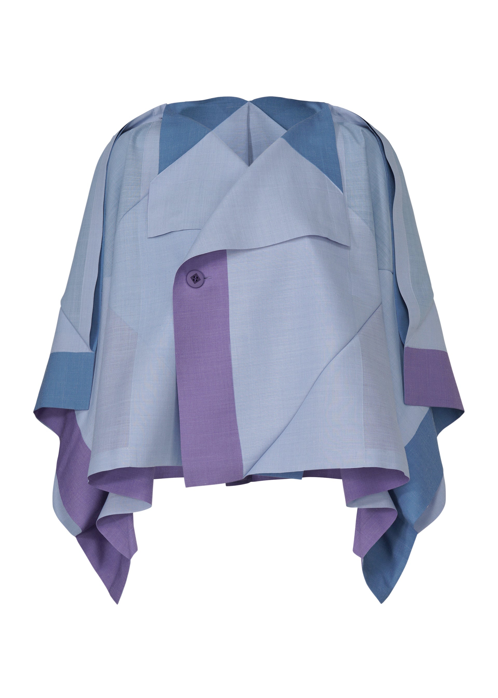 Fold Ramie Print - LIGHT BLUE