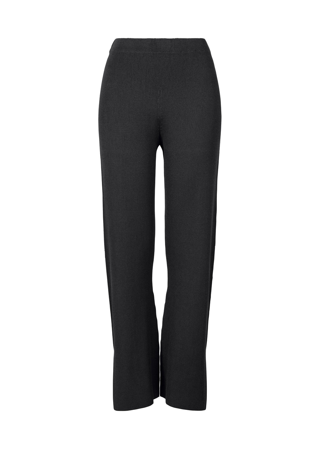Flat Rib Knit 2 - BLACK