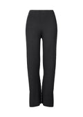 Flat Rib Knit 2 - BLACK