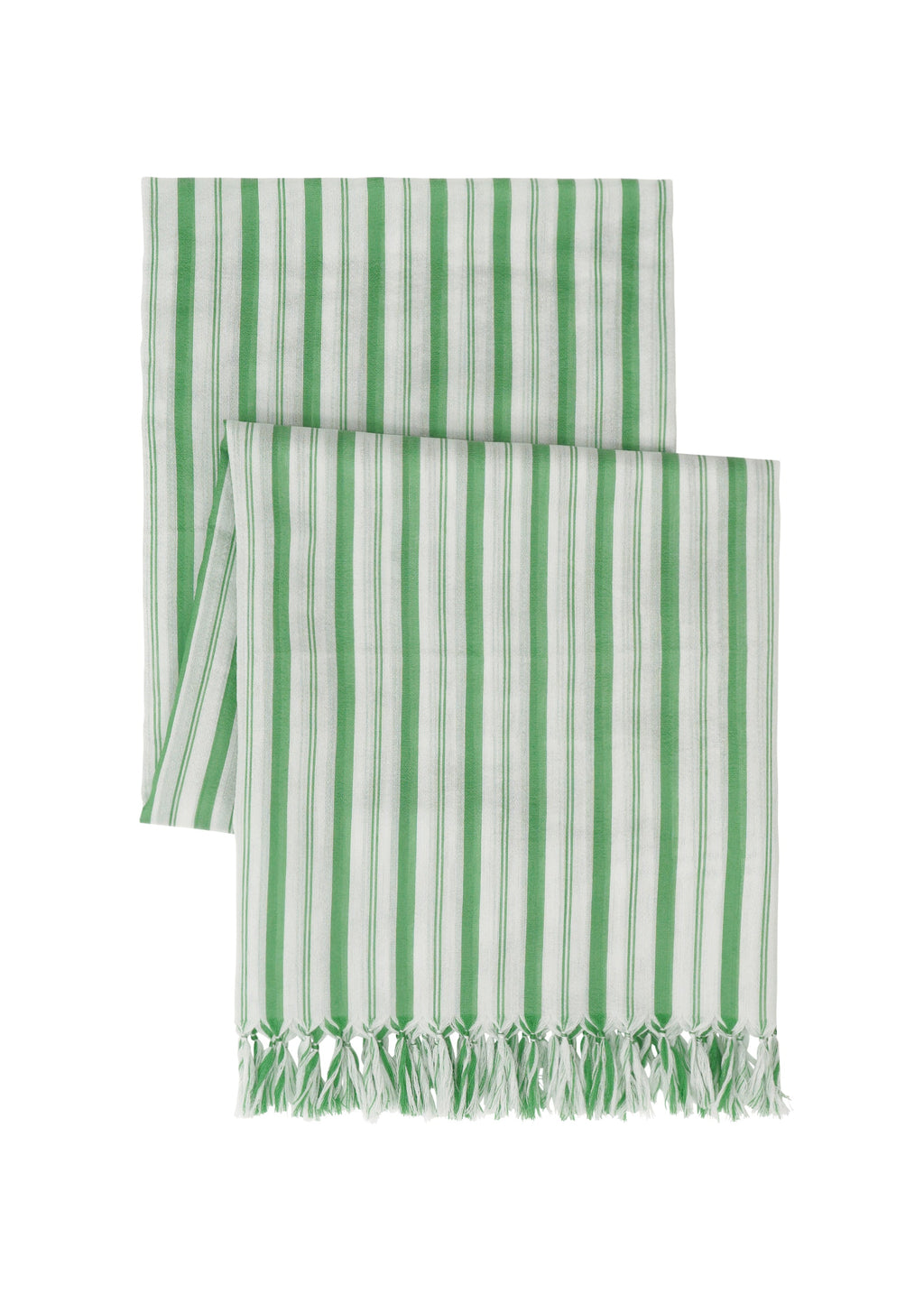 Generic Stripes Stole - GREEN-HUED