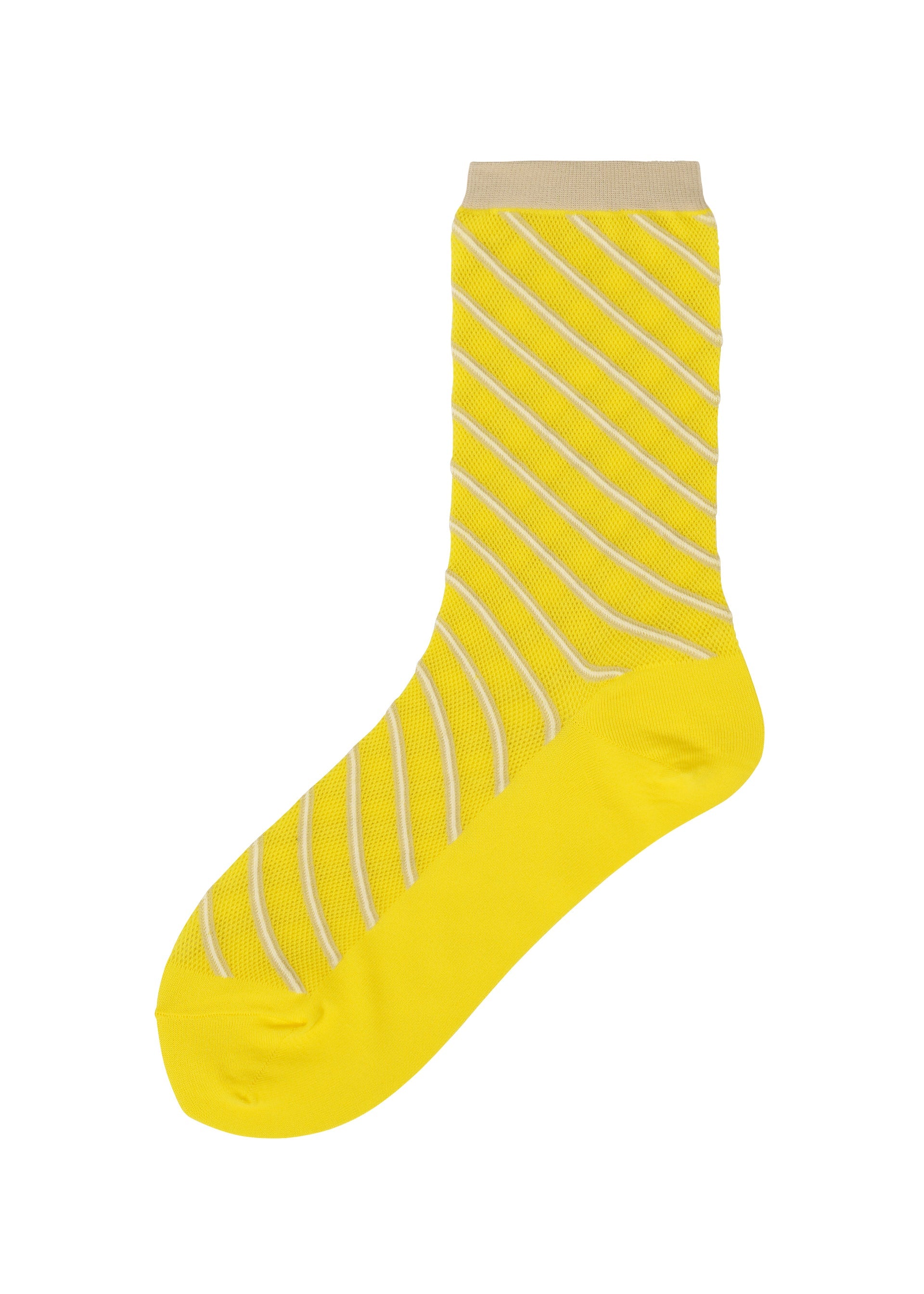 Generic Stripes Socks - YELLOW