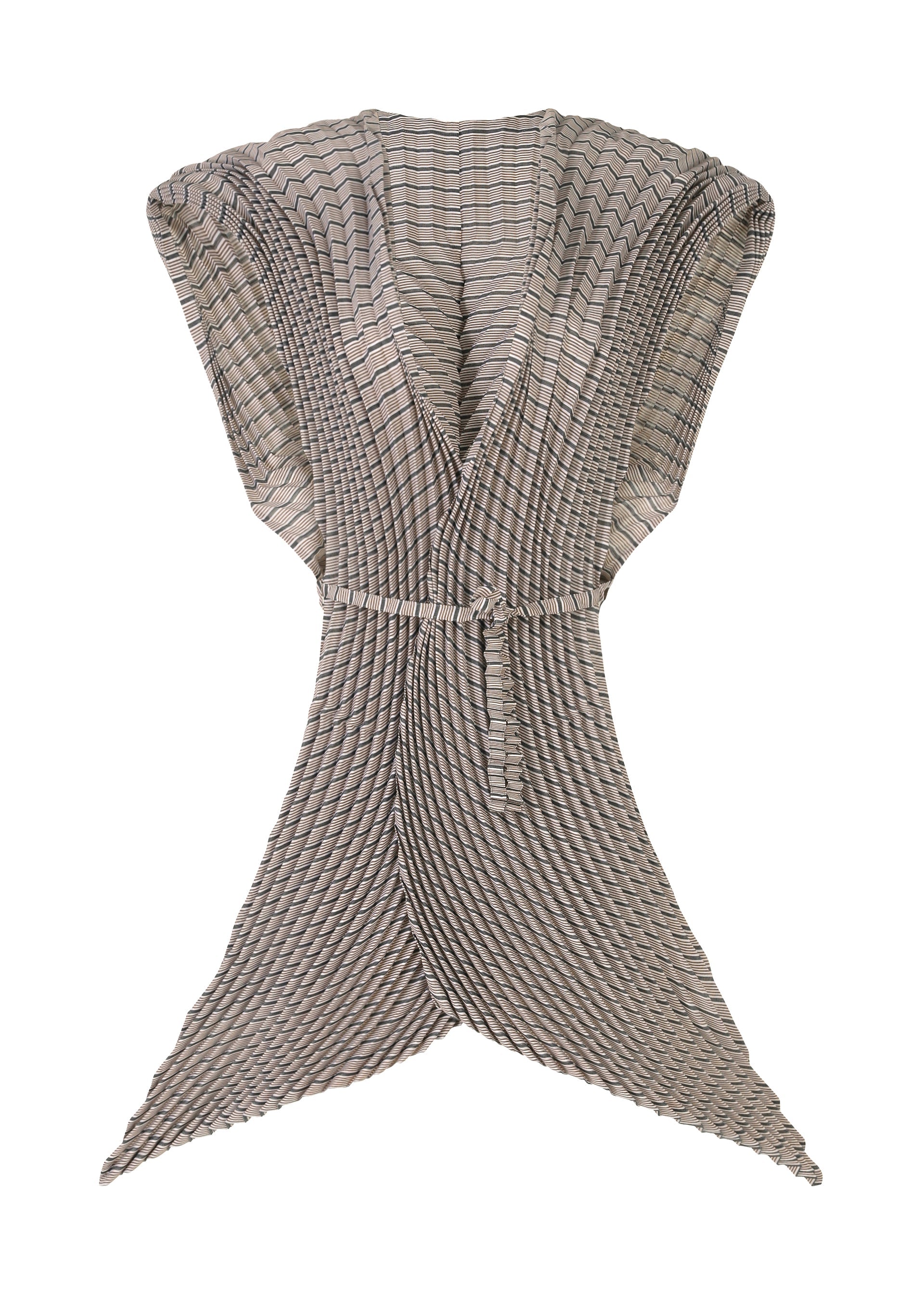 Generic Stripes (Hand Pleats) - BLACK-HUED