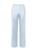 Glossed Metal Pleats - PALE BLUE